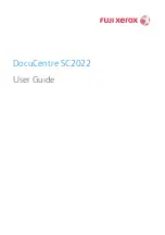 Fuji Xerox DocuCentre SC2022 User Manual preview