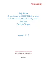 Fuji Xerox DocuCentre-V C2263 Manual preview