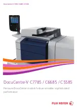 Предварительный просмотр 1 страницы Fuji Xerox docucentre-v c5585 Manual