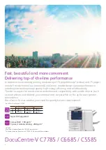 Предварительный просмотр 2 страницы Fuji Xerox docucentre-v c5585 Manual