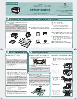 Предварительный просмотр 1 страницы Fuji Xerox DocuPrint 181 Setup Manual