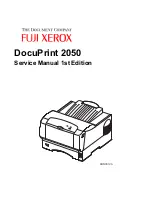 Preview for 1 page of Fuji Xerox DocuPrint 2050 Service Manual