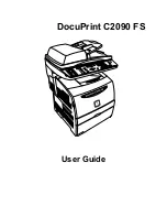 Fuji Xerox DocuPrint C2090 FS User Manual preview