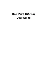 Fuji Xerox DocuPrint C2535 User Manual preview