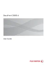 Fuji Xerox DocuPrint C5005 d User Manual preview