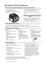 Preview for 4 page of Fuji Xerox DocuPrint C5155d User Manual