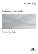 Preview for 1 page of Fuji Xerox DocuPrint CM405 df User Manual