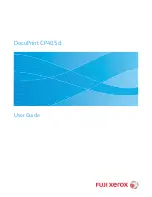 Preview for 1 page of Fuji Xerox DocuPrint CP405 d User Manual