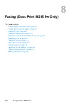 Preview for 274 page of Fuji Xerox DocuPrint M215 fw User Manual