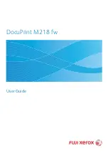 Preview for 1 page of Fuji Xerox DocuPrint M218 fw User Manual