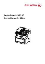 Предварительный просмотр 1 страницы Fuji Xerox DocuPrint M355df Service Manual