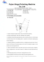 Preview for 14 page of Fujian Xingyi Polishing Machine 800-4E Manual