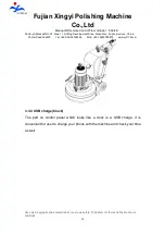 Preview for 16 page of Fujian Xingyi Polishing Machine 800-4E Manual