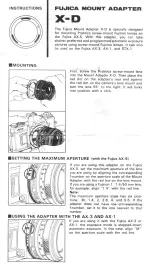 Preview for 2 page of FUJICA X-S Instructions