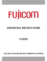 Fujicom FJ2205 Operating Instructions Manual preview