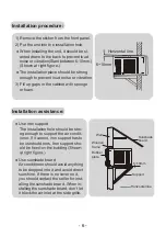 Предварительный просмотр 9 страницы FUJIDENZO IWAR120G Owner'S Manual