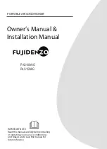 FUJIDENZO PAC-100AIG Owner'S Manual & Installation Manual preview