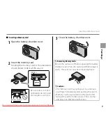 Предварительный просмотр 15 страницы FujiFilm A160 Owner'S Manual