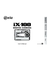 Предварительный просмотр 1 страницы FujiFilm @xia ix-100 User Manual