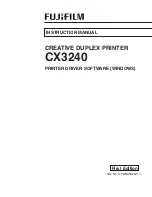 Preview for 1 page of FujiFilm CX 3240 Instruction Manual