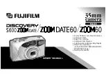 FujiFilm Discovery S600 ZOOM Date Owner'S Manual preview