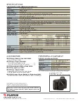 Preview for 4 page of FujiFilm DS-505 Specifications