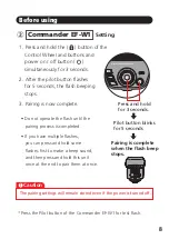 Предварительный просмотр 8 страницы FujiFilm EF-W1 Owner'S Manual