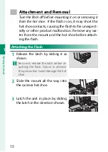 Preview for 22 page of FujiFilm EF-X500 Owner'S Manual