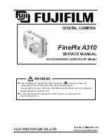 FujiFilm FinePix A310 AS Service Manual preview