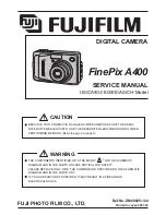 FujiFilm FINEPIX A400 Service Manual предпросмотр