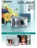 Предварительный просмотр 1 страницы FujiFilm FinePix A600 Specifications