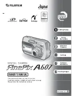 FujiFilm FinePix A607 Owner'S Manual предпросмотр