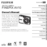 Предварительный просмотр 1 страницы FujiFilm Finepix AV10 Owner'S Manual