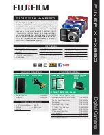 FujiFilm FinePix AX650 Technical Specification preview