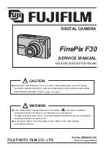 FujiFilm FinePix F30 Service Manual preview