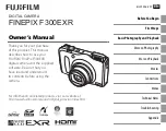 Preview for 1 page of FujiFilm FinePix F300EXR Owner'S Manual