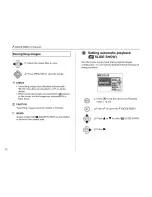 Предварительный просмотр 70 страницы FujiFilm Finepix FinePix Z5fd Owner'S Manual