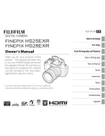 Предварительный просмотр 1 страницы FujiFilm FINEPIX HS25EXR Owner'S Manual