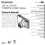 Предварительный просмотр 1 страницы FujiFilm FINEPIX JV500 Series Owner'S Manual