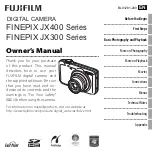 FujiFilm FinePix JX300 Owner'S Manual preview