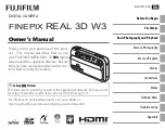 FujiFilm FinePix REAL 3D W3 Owner'S Manual preview