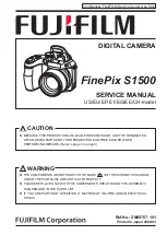 Предварительный просмотр 1 страницы FujiFilm FinePix S1500 Service Manual