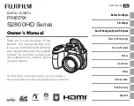 FujiFilm FinePix S2800HD Series Owner'S Manual preview