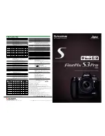 FujiFilm Finepix S3 Pro UVIR Brochure & Specs preview