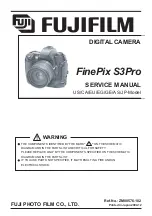 FujiFilm FinePix S3Pro Service Manual preview