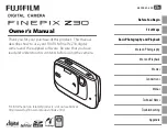 FujiFilm FinePix Z30 Owner'S Manual preview