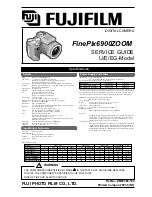 FujiFilm FinePix6900Zoom Service Manual предпросмотр