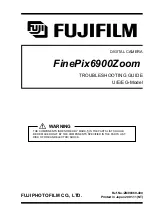 FujiFilm FinePix6900Zoom Troubleshooting Manual предпросмотр