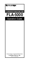 FujiFilm FLA-5000 Operation Manual preview