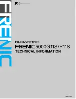 Preview for 1 page of FujiFilm FRENIC5000G11S Series Technical Information